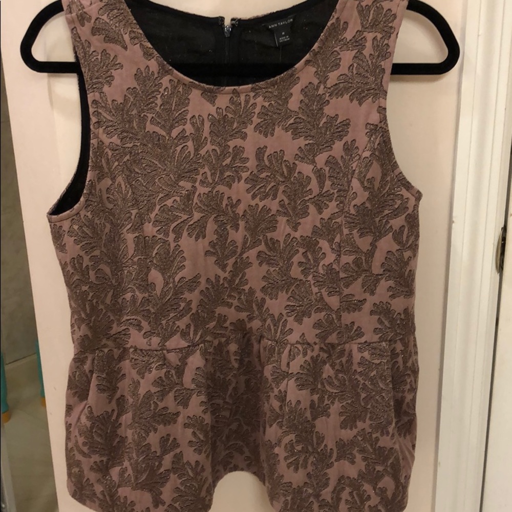 Dressy peplum top